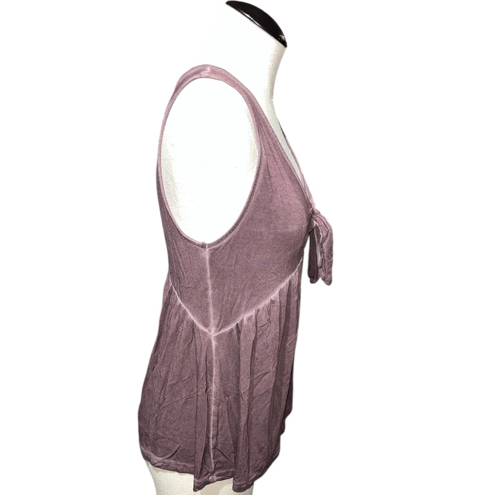 Y2K style American Eagle sleeveless top empire waist preppy XS coquette purple